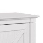 Bush Furniture White Oak 2 Drawer File Cabinet