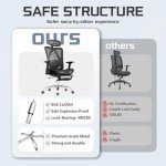 Adjustable Ergonomic Mesh Office Chair with Lumbar Support