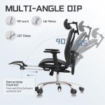 Adjustable Ergonomic Mesh Office Chair with Lumbar Support