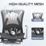 Adjustable Ergonomic Mesh Office Chair with Lumbar Support