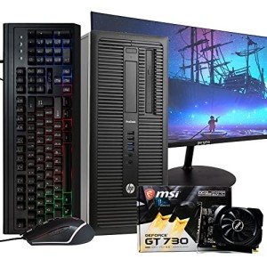 HP Gaming PC with 24" Monitor, Intel i5, 16GB RAM