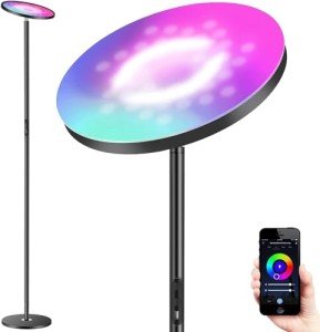 Smart 30W Floor Lamp with Alexa, RGB & White