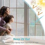 VELIMAX Removable Privacy Window Film for Home