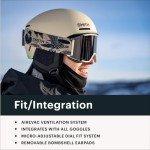 Adult Snow Helmet with MIPS Technology - Adjustable Fit