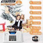 Wireless Intercoms for Homes - 4 Pack Setup