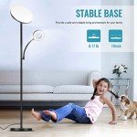 Dimmable 42W Remote-Controlled LED Floor Lamp