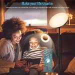Dimmable 42W Remote-Controlled LED Floor Lamp