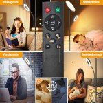 Dimmable 42W Remote-Controlled LED Floor Lamp