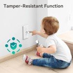 Amico 6.0A USB 3-Port Wall Outlet - White
