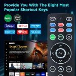 Backlit Universal Remote for Vizio Smart TVs