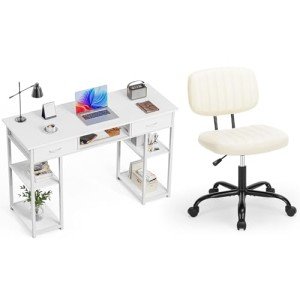 Stylish Computer Desk and Chair Set for Home Office