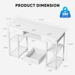 Stylish Computer Desk and Chair Set for Home Office