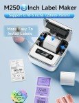 Portable Thermal Label Maker for Home & Business
