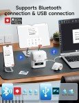 Portable Thermal Label Maker for Home & Business
