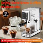 URintells 20 Bar Touch Screen Espresso Maker