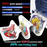 MZK A3 Plus XP600 Fast DTF Printer with Ink