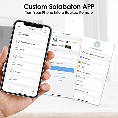Smart SofaBaton Universal Remote with Hub