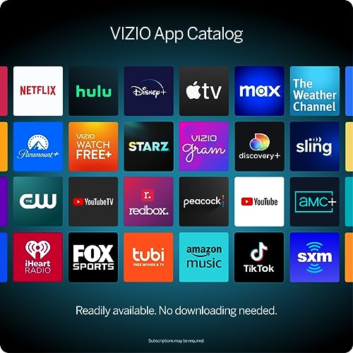 Smart TV with AirPlay & Chromecast, Alexa Compatible