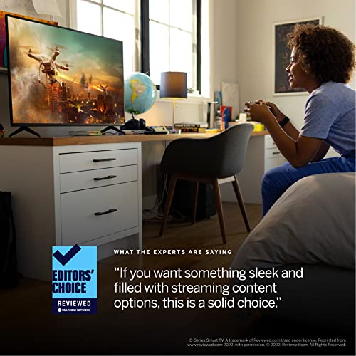 Smart TV with AirPlay & Chromecast, Alexa Compatible