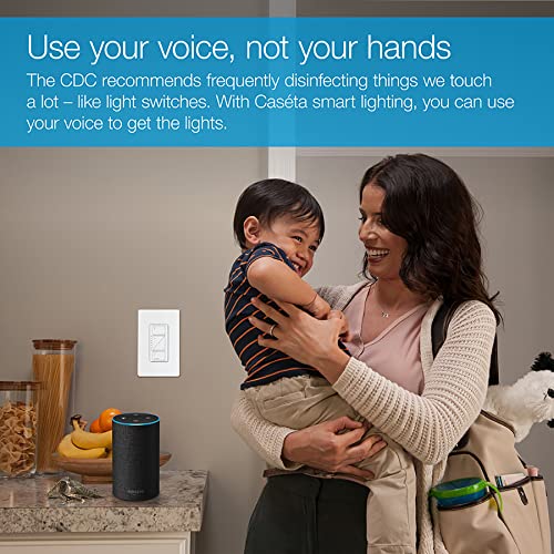 Lutron Caséta Wireless Smart Dimmer Switch - White