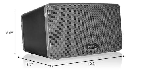 Sonos Play:3 Wireless Smart Speaker (Black)
