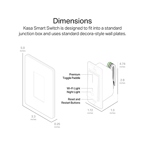 Kasa Smart Light Switch - Wi-Fi Alexa/Google Works