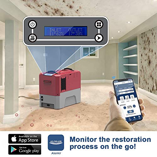 Smart Commercial Dehumidifier with Pump - ALORAIR Storm