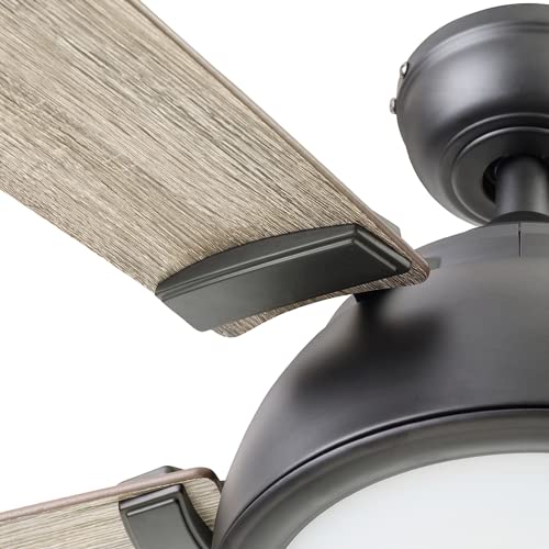 Matte Black 52" Smart Ceiling Fan