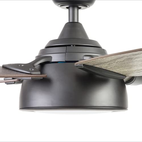 Matte Black 52" Smart Ceiling Fan