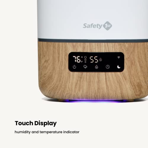 Safety 1ˢᵗ Smart Humidifier, Natural with White