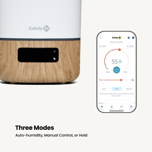 Safety 1ˢᵗ Smart Humidifier, Natural with White