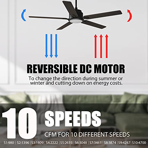Smart Ceiling Fan with Alexa Compatibility