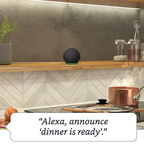 Charcoal Echo Dot (4th Gen) with Alexa