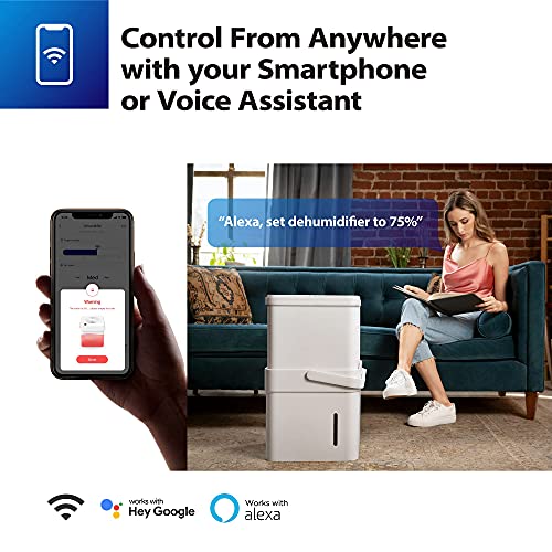 Smart Wi-Fi Dehumidifier for Medium-sized Rooms