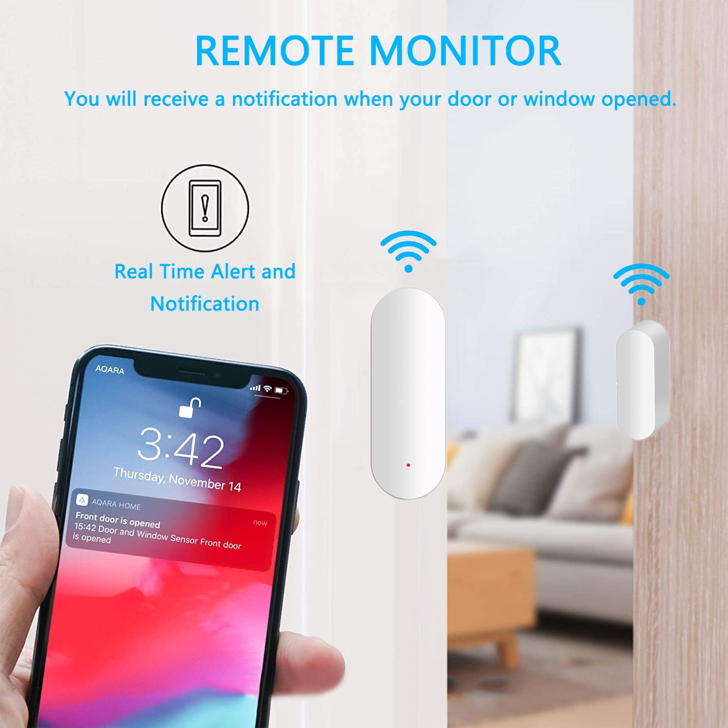 Tuya WiFi Door and Window Sensor Alarm
