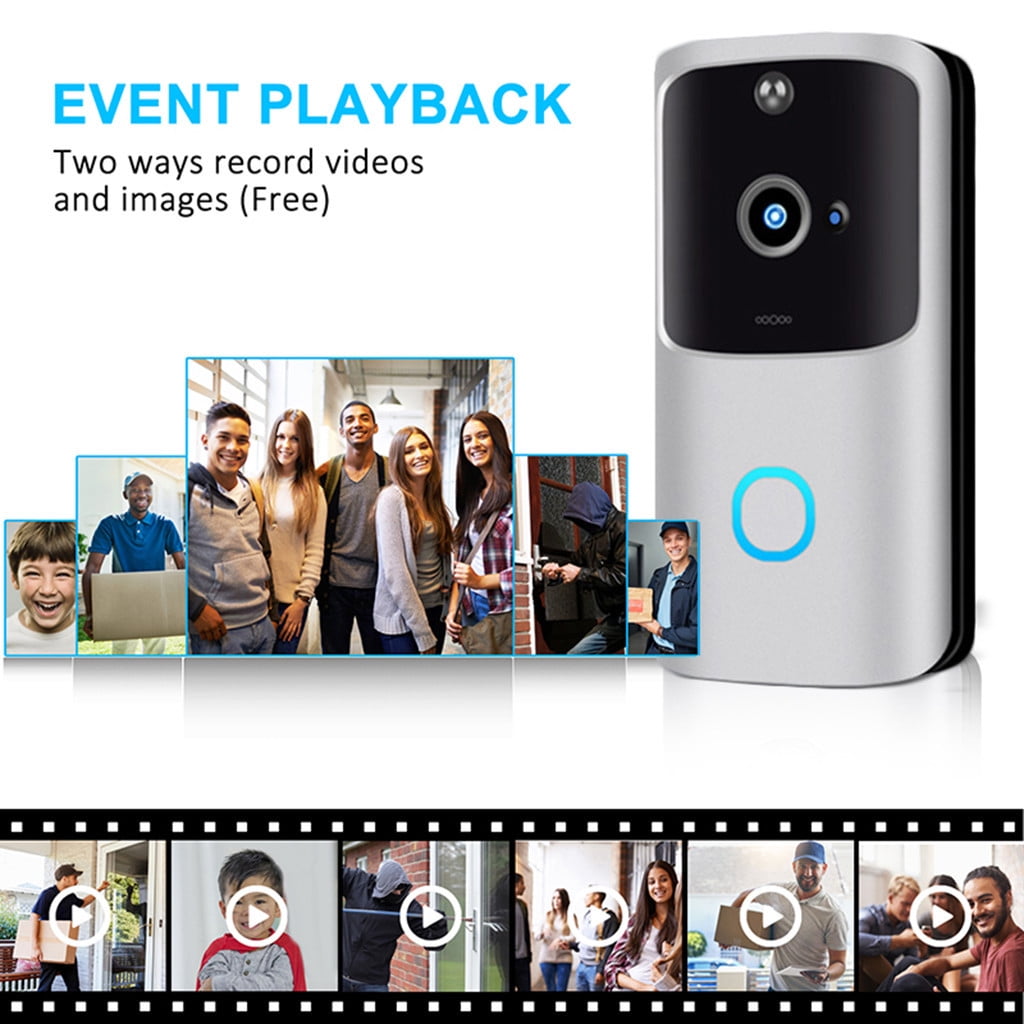 WiFi Smart Video Doorbell Intercom Camera