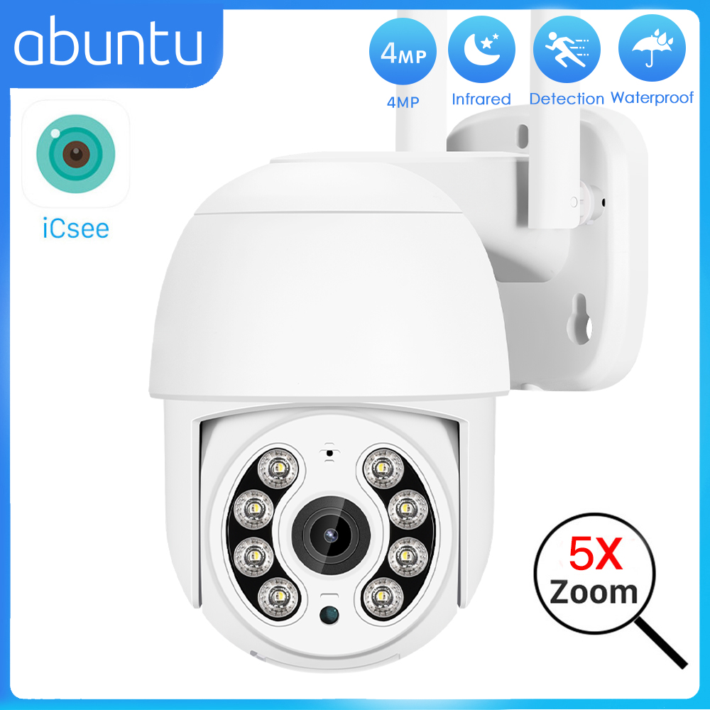 Smart Outdoor WiFi Security Camera with Color Night Vision