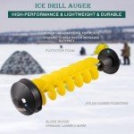 8" Ice Auger Bit for Walleye Fishing