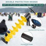 8" Ice Auger Bit for Walleye Fishing