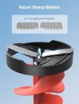 Eyoyo 8" Ice Auger Bit with Blade Protector