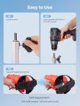 Eyoyo 8" Ice Auger Bit with Blade Protector