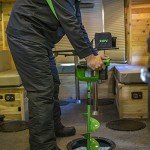 ION 8" R1 Electric Ice Auger in Green/Black