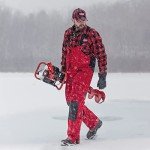 Eskimo S33Q8 Sting Ray 33cc Ice Auger Red