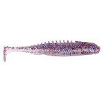 Eye Candy Paddle Shad Soft Plastic Minnows - Firecracker