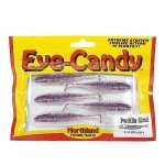 Eye Candy Paddle Shad Soft Plastic Minnows - Firecracker