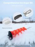 Eyoyo 8" Ice Auger Bit with Blade Protector