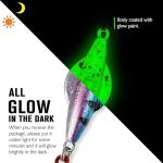 Dovesun Ice Fishing Jigs and Spoons Kit