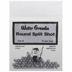 Water Gremlin 735-B Round Split Shot - 70 Pack