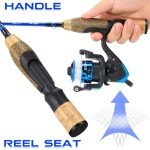 Sougayilang Portable Ice Fishing Rod - 26" Light