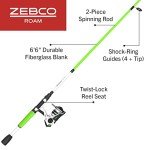 Zebco Roam 6'6" Spinning Reel and Rod Combo